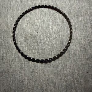 Twisted Black Bracelet